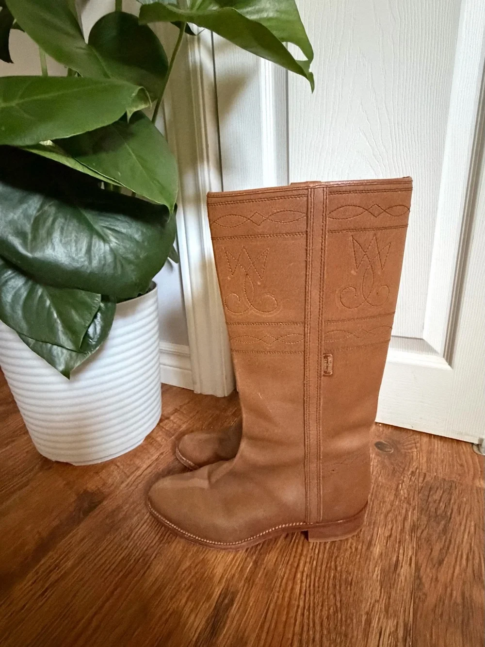 Vintage Leather Campus Style boots - Picture 1 of 4